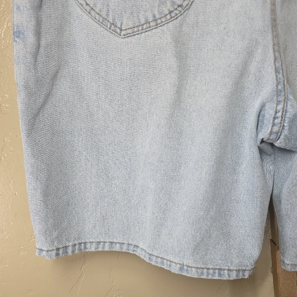 High Sierra Vintage Jorts 90s Denim Baggy Shorts High Waist 100% Cotton